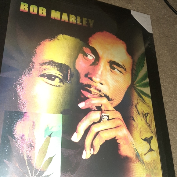 Bob Marley Hologram Framed Art - Picture 1 of 5